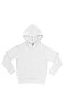 Youth Fashion Fleece Pullover Hoodie WHITE Front2