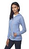 Unisex eco Triblend Jersey Full Zip Hoodie ECO TRI ROYAL Side2