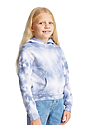 Youth Fleece Cloud Tie Dye Pullover Hoodie INFINITY Back