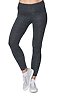 Women's eco Triblend Spandex Jersey Leggings ECO TRI CHARCOAL Front