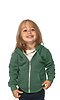 Infant Fashion Fleece Zip Hoodie 50/50 PINE Front