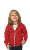 Infant Fashion Fleece Zip Hoodie RED Front