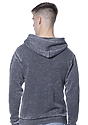 Unisex Burnout Pullover Hoody GREY Back