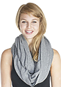 Unisex eco Triblend Thermal Infinity Scarf  Front