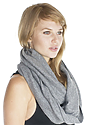 Unisex eco Triblend Thermal Infinity Scarf  Front