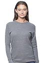 Unisex eco Triblend Heavyweight Thermal ECO TRI GREY Front