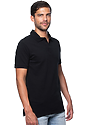 Unisex Organic Pique Polo Shirt  Side