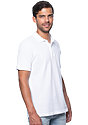 Unisex Organic Pique Polo Shirt SALT Side