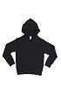 Toddler Fashion Fleece Pullover Hoodie BLACK Front2