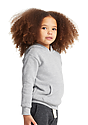 Toddler Fashion Fleece Pullover Hoodie HEATHER GREY Side