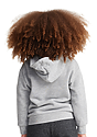Toddler Fashion Fleece Pullover Hoodie HEATHER GREY Back