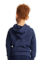 Toddler Fashion Fleece Pullover Hoodie NAVY Back