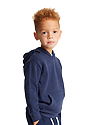 Toddler Fashion Fleece Pullover Hoodie NAVY Side