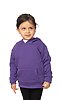 Toddler Fashion Fleece Pullover Hoodie PURPLE Front