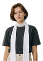 Unisex Fashion Fleece Scarf WHITE 1