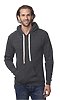 Unisex eco Triblend Fleece Pullover Hoodie ECO TRI CHARCOAL Front
