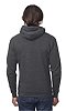 Unisex eco Triblend Fleece Pullover Hoodie ECO TRI CHARCOAL Back