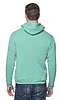 Unisex eco Triblend Fleece Pullover Hoodie ECO TRI KELLY Back