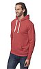 Unisex eco Triblend Fleece Pullover Hoodie ECO TRI TRUE RED Side