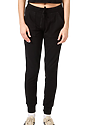 Women's Triblend French Terry Jogger Pant TRI BLACK Front
