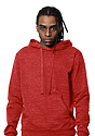Unisex eco Triblend French Terry Pullover Hoody ECO TRI TRUE RED front