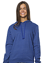 Unisex eco Triblend French Terry Pullover Hoody ECO TRI ROYAL front