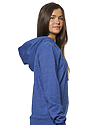 Unisex eco Triblend French Terry Pullover Hoody ECO TRI ROYAL side