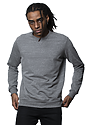 Unisex eco Triblend French Terry Crew ECO TRI GREY Front