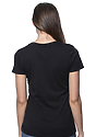 Women's Organic Short Sleeve Tee NIGHT Back