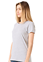 Women's Short Sleeve Tee HEATHER GREY Side