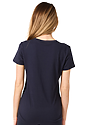 Women's Short Sleeve Tee NAVY Back