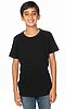 Youth Short Sleeve Crew Tee BLACK Front