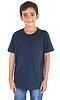 Youth Short Sleeve Crew Tee NAVY Front