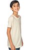 Youth Organic Short Sleeve Crew Tee NATURAL Side