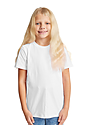 Youth Short Sleeve Crew Tee PFGD WHITE Front