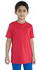 Youth Short Sleeve Crew Tee RED Front