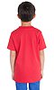Youth Short Sleeve Crew Tee RED Back