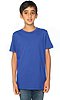 Youth Short Sleeve Crew Tee ROYAL Front