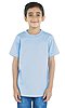Youth Short Sleeve Crew Tee SKY Front