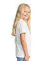 Youth Short Sleeve Crew Tee WHITE Front