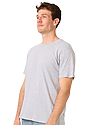 Unisex Short Sleeve Tee HEATHER GREY Side