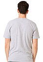 Unisex Short Sleeve Tee HEATHER GREY Back