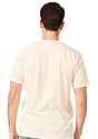 Unisex Short Sleeve Tee NATURAL Back