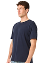Unisex Short Sleeve Tee NAVY Side