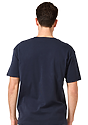Unisex Short Sleeve Tee NAVY Back