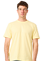 Unisex Organic Short Sleeve Tee CANARY Front