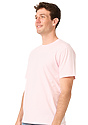 Unisex Organic Short Sleeve Tee ROSE PINK Side