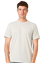 Unisex Organic Short Sleeve Tee STONE Front