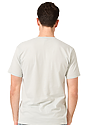 Unisex Organic Short Sleeve Tee STONE Back