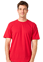 Unisex Short Sleeve Tee RED Front